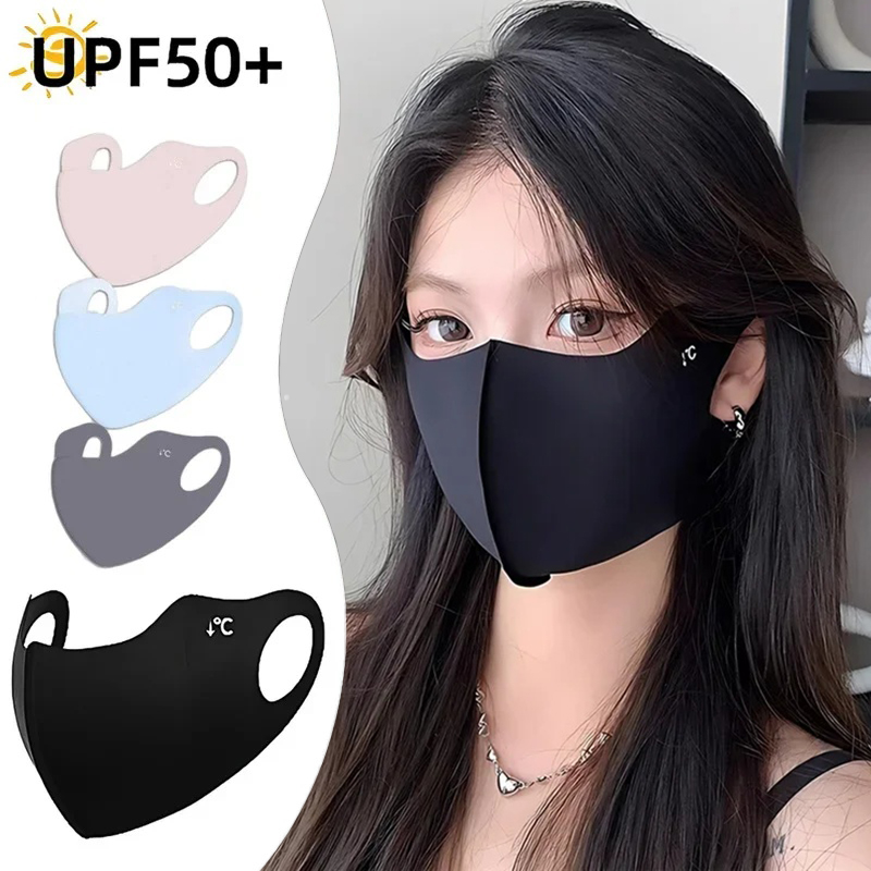 Cloth Face Mask Washable - 1/2/4 adet UV Koruma Yüz Maskesi
