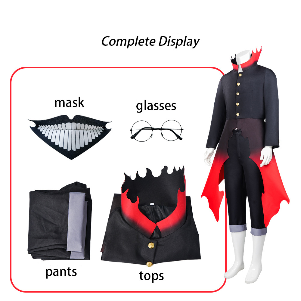 Anime Dandadan Okarun Cosplay  - Black Face Mask Pack incelemesi ve fiyatı